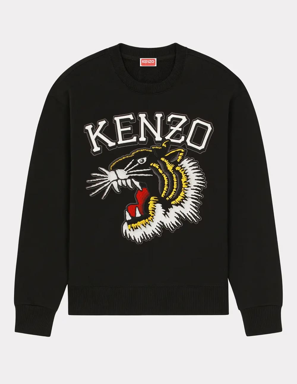 Sudadera Kenzo Tiger Varsity Jungle Negra Mujer FD62SW0954MF 99J Comprar Online en Capitan Siroco Capitan Siroco