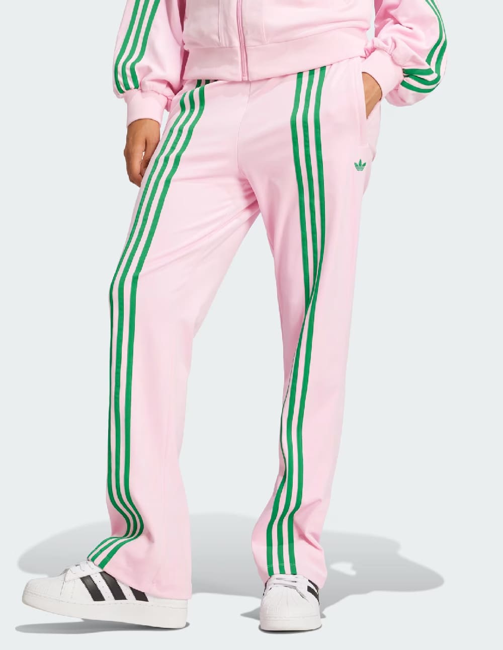 Pantalon adidas Velour Rosa y Verde Mujer JN8289 Comprar Online en Capitan Siroco Capitan Siroco