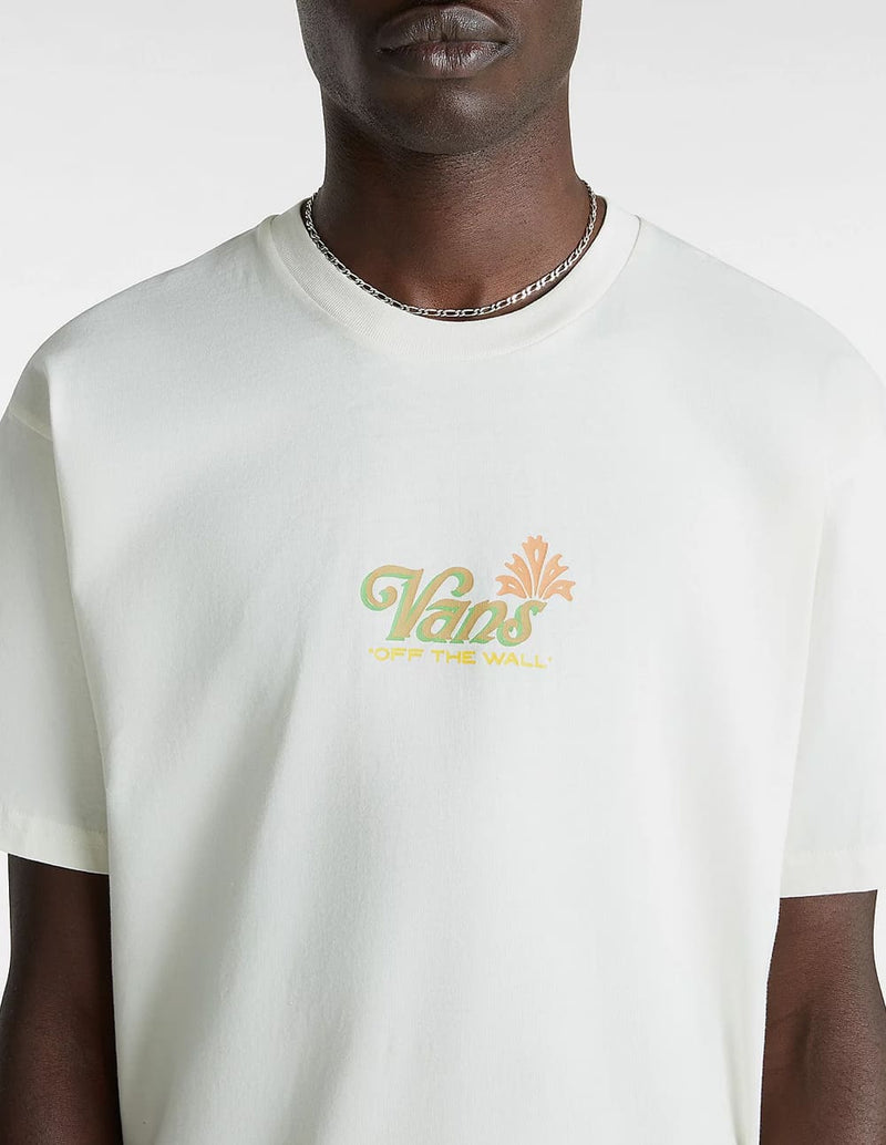 Camiseta Vans Pineapple Skull Beige Hombre