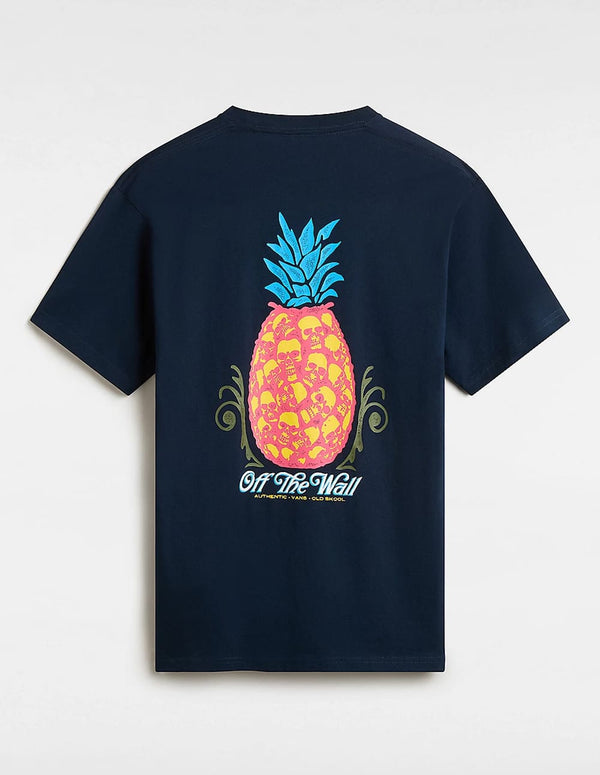 Camiseta Vans Pineapple Skull Azul Marino Hombre