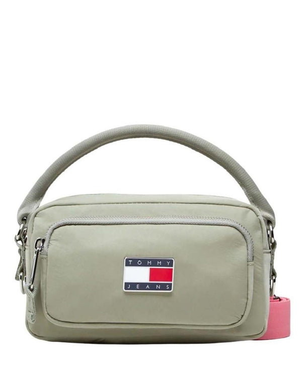 Bolso Tommy Jeans Crossover Festival Verde Mujer