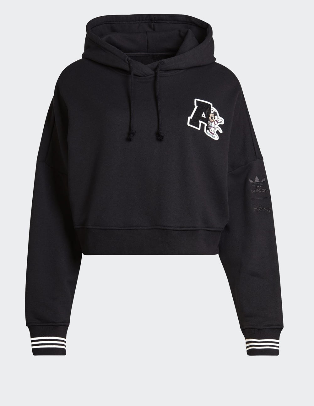 Sudadera con Capucha adidas x Disney Corta Negra Mujer HL9054