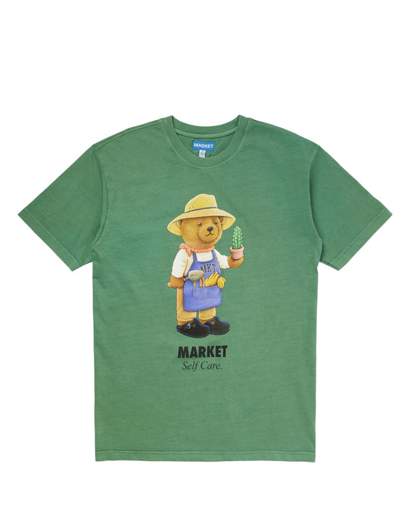 Camiseta MARKET Botanical Bear Verde Hombre