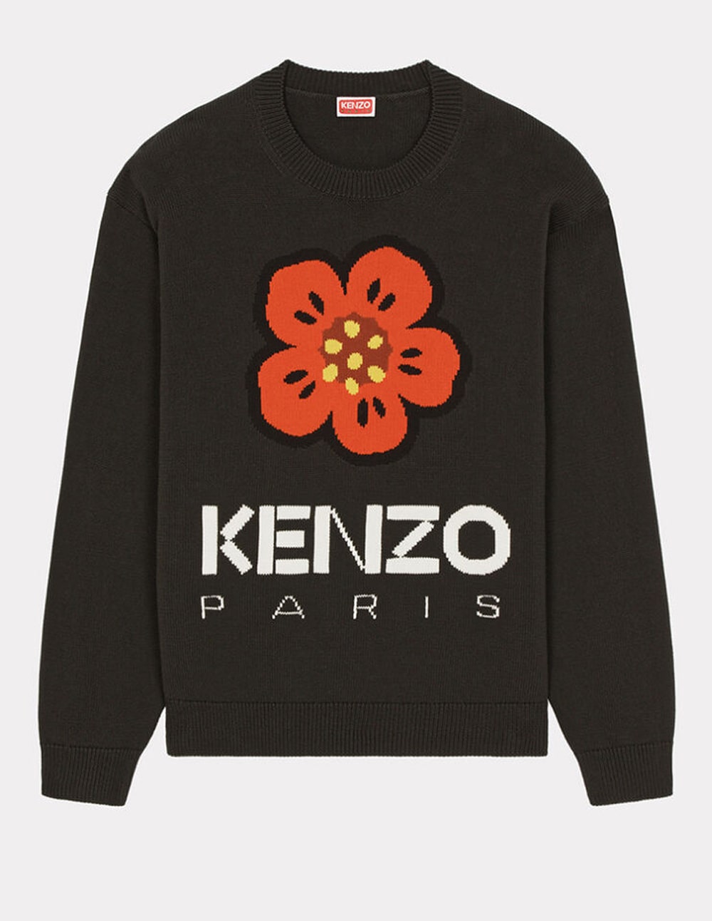 Kenzo Boke Flower Black Men's Sweater FD55PU3803LC-99J | Buy
