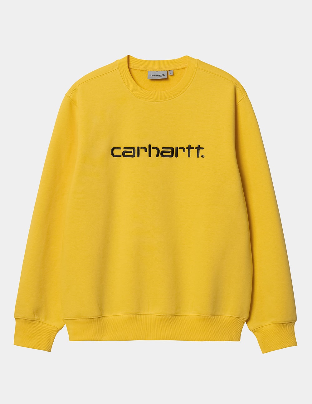 Carhartt WIP Yellow Logo Sweatshirt for Men I030229 1GZXX Buy Online at Captain Sirocco Capitan Siroco