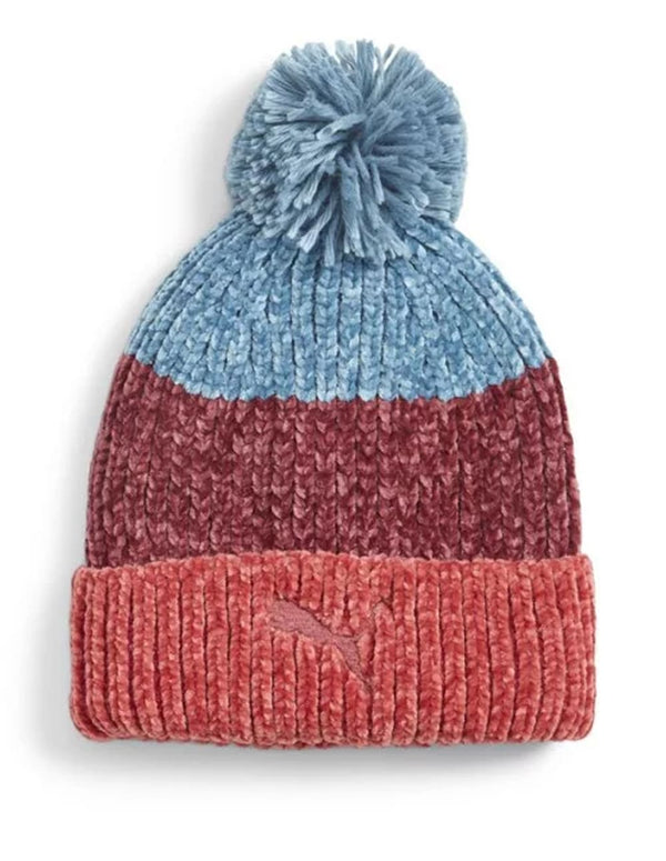 Gorro Puma con Pompom Multicolor Mujer