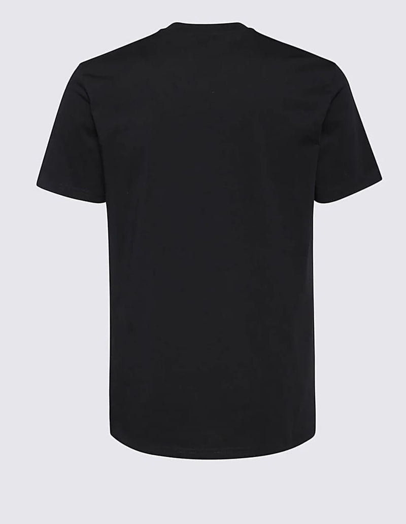 Camiseta Moschino con Logo Negra Hombre