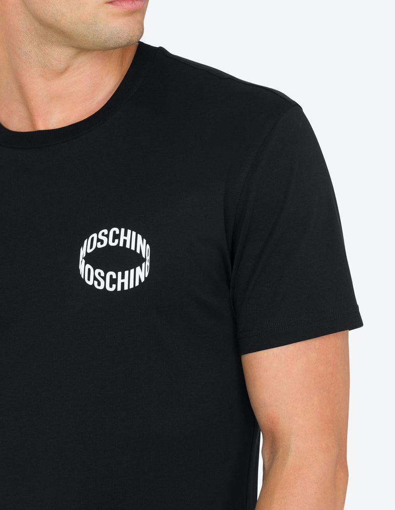 Camiseta Moschino Loop Negra Hombre