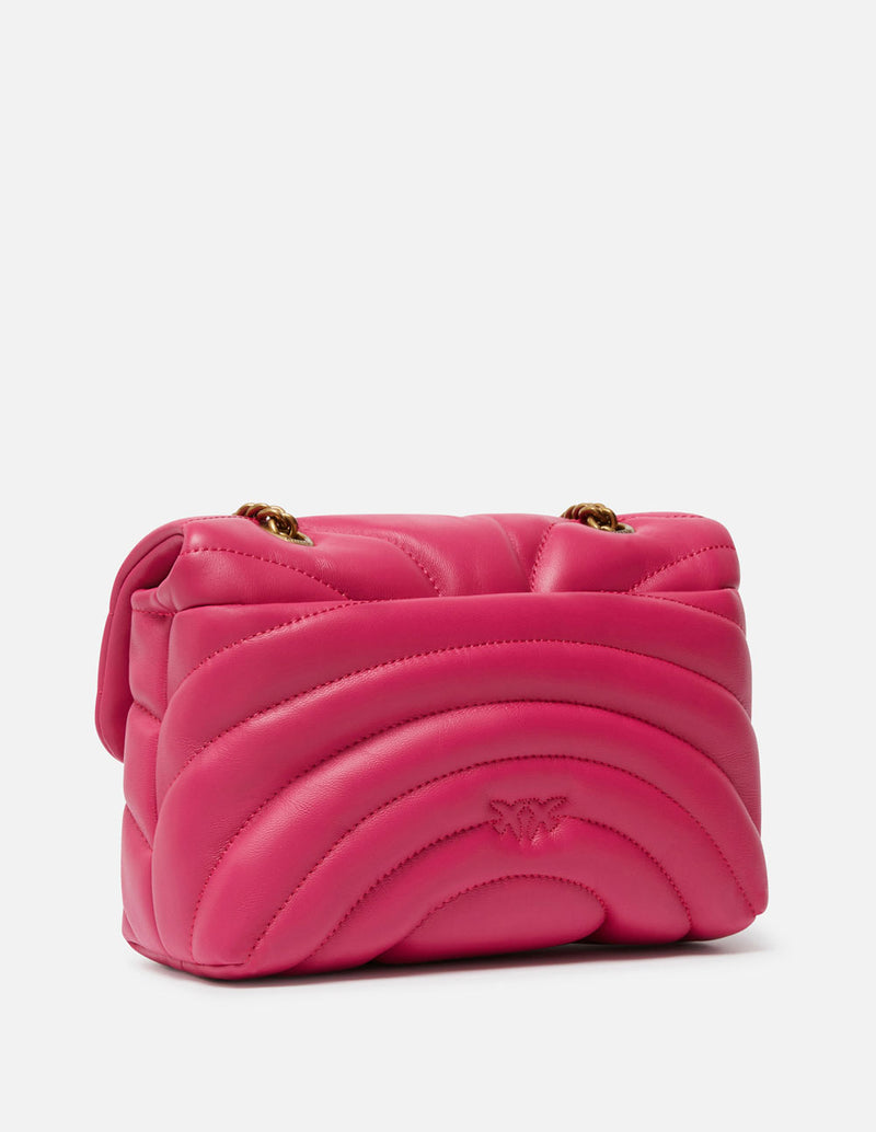 Minibolso Pinko Love Bag Puff Butterfly Rosa Mujer 21 x 16 x 9