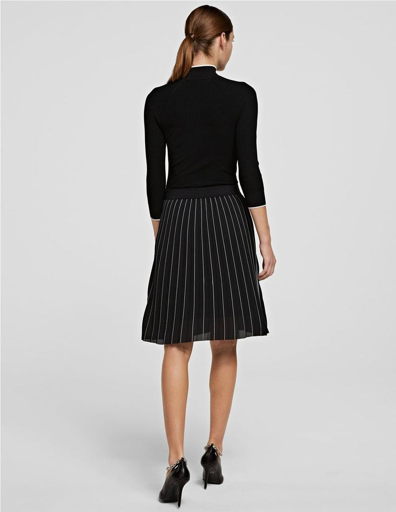 Athleisure Karl Lagerfeld Knitted Dress Black Women