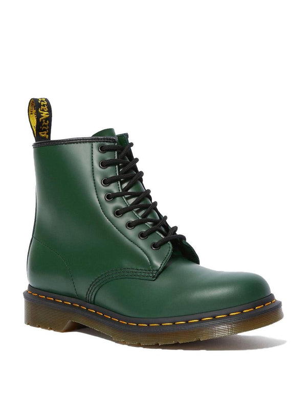 Botas Altas Dr. Martens 1460 de Piel Verde Unisex