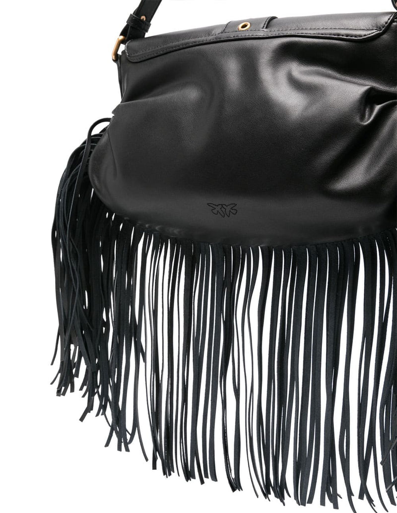 Bolso Pinko Jolene Negro Mujer 35 x 20 x 8