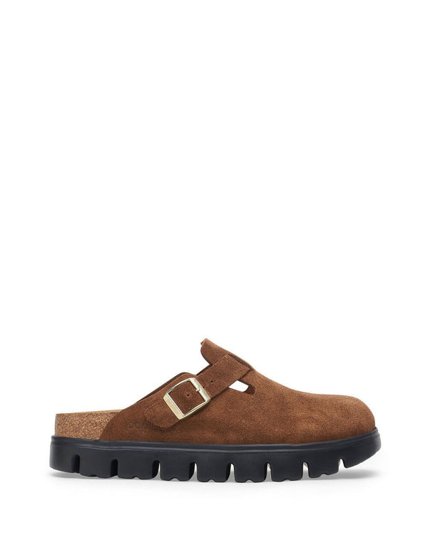 Birkenstock Boston Chunky Marrones Mujer