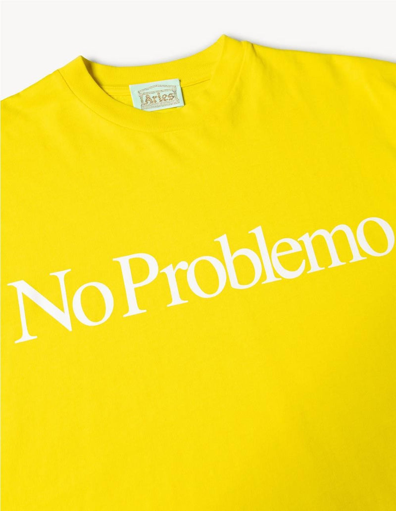 Camiseta Aries No Problemo Amarilla Hombre