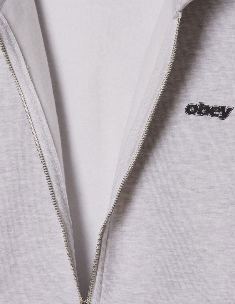 Sudadera con Capucha Obey Gaze Gris Hombre