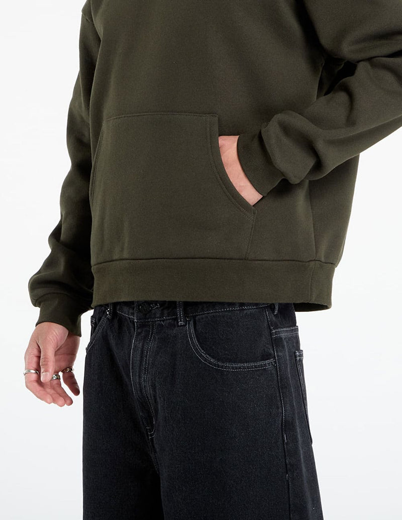 Sudadera con Capucha Obey Bold Icon Verde Hombre