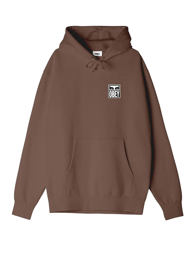 Sudadera Obey Eyes ICON Premium Marrón Unisex