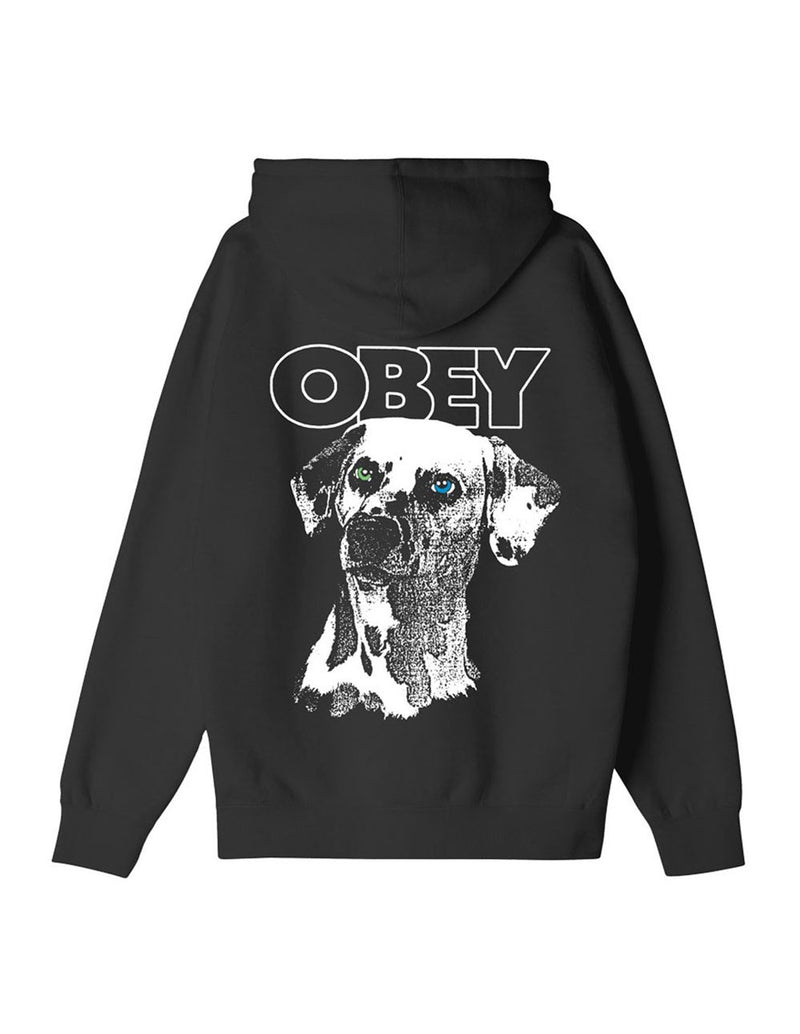 Sudadera con Capucha Obey Dalmation Negra Unisex