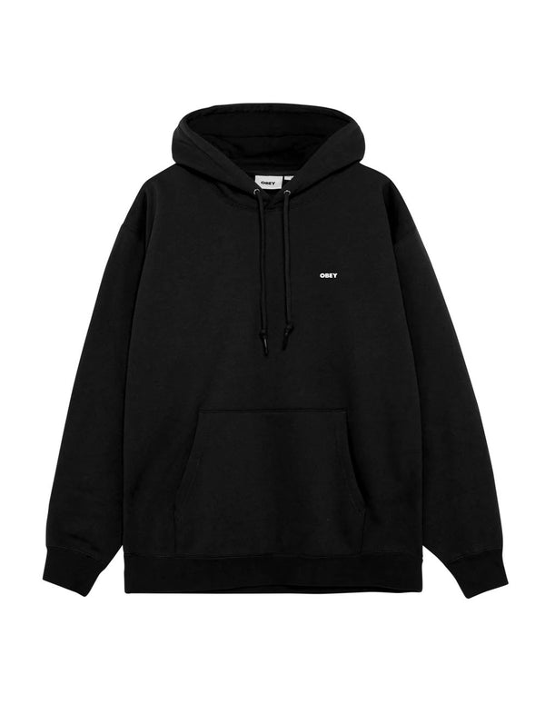 Sudadera con Capucha Obey World In Flames Negra Hombre