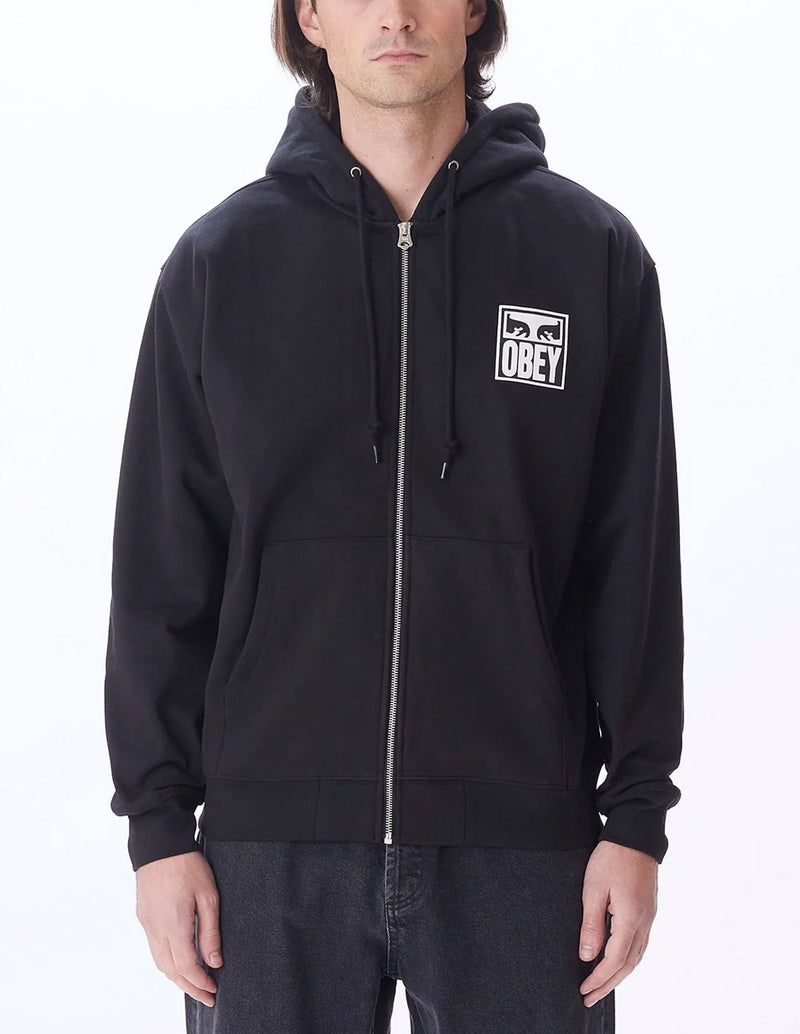 Chaqueta Obey ICON Negra Unisex