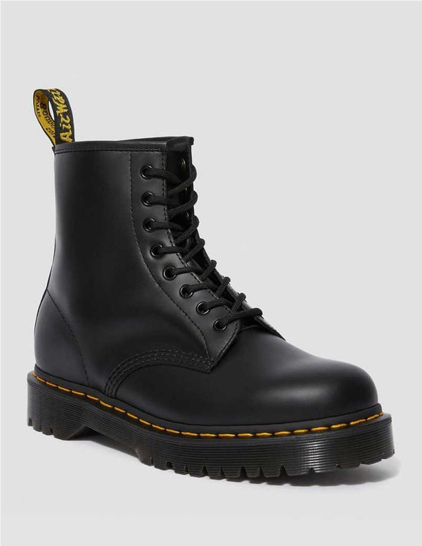 Dr.Martens Bex Smooth Black Leather Boots For Women