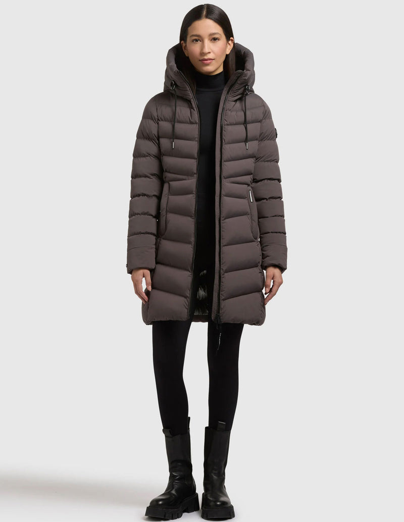Parka Khujo Tuhani5 Gris Mujer