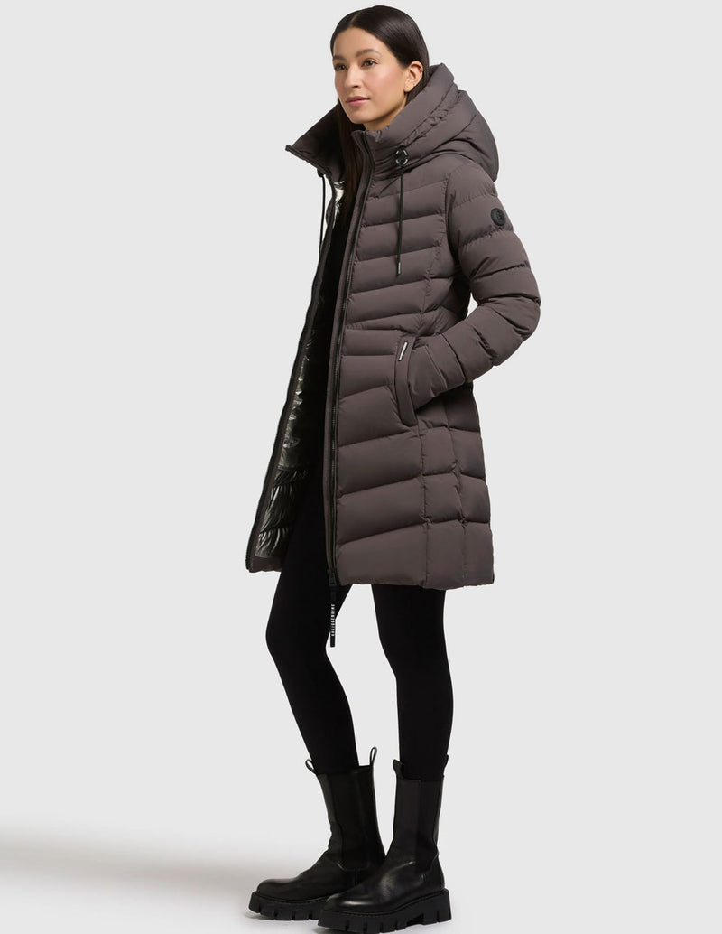 Parka Khujo Tuhani5 Gris Mujer