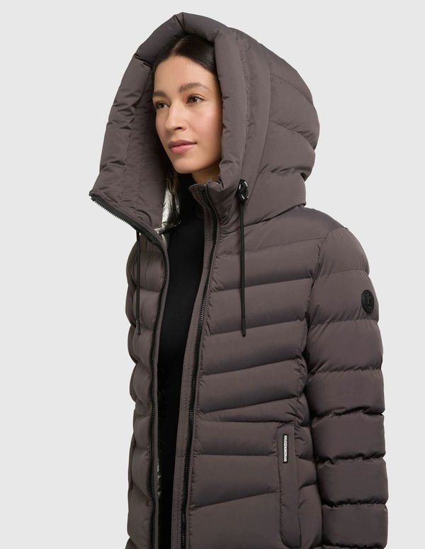 Parka Khujo Tuhani5 Gris Mujer