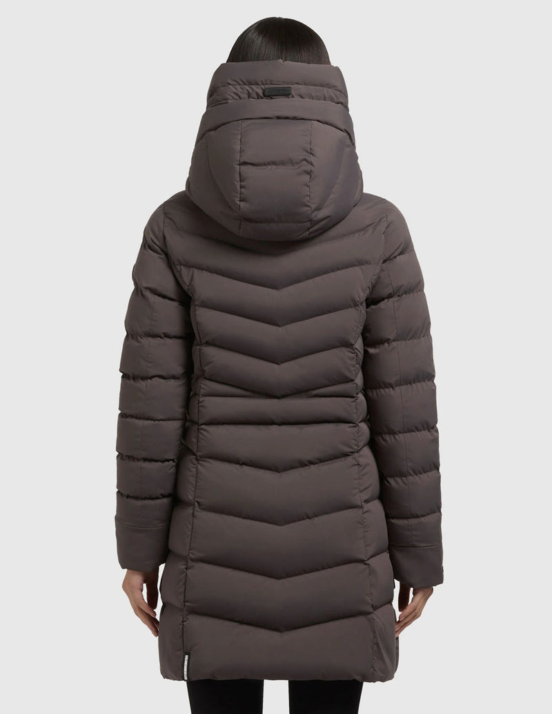 Parka Khujo Tuhani5 Gris Mujer