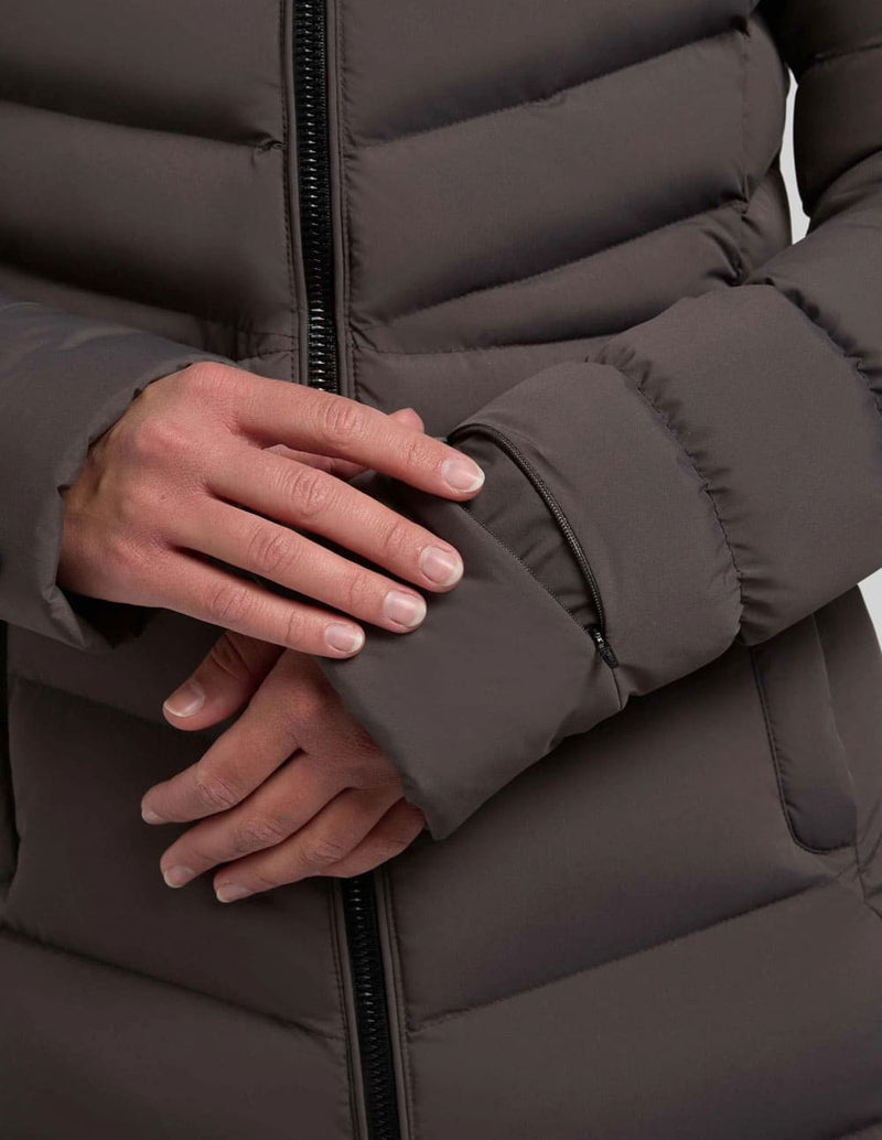 Parka Khujo Tuhani5 Gris Mujer