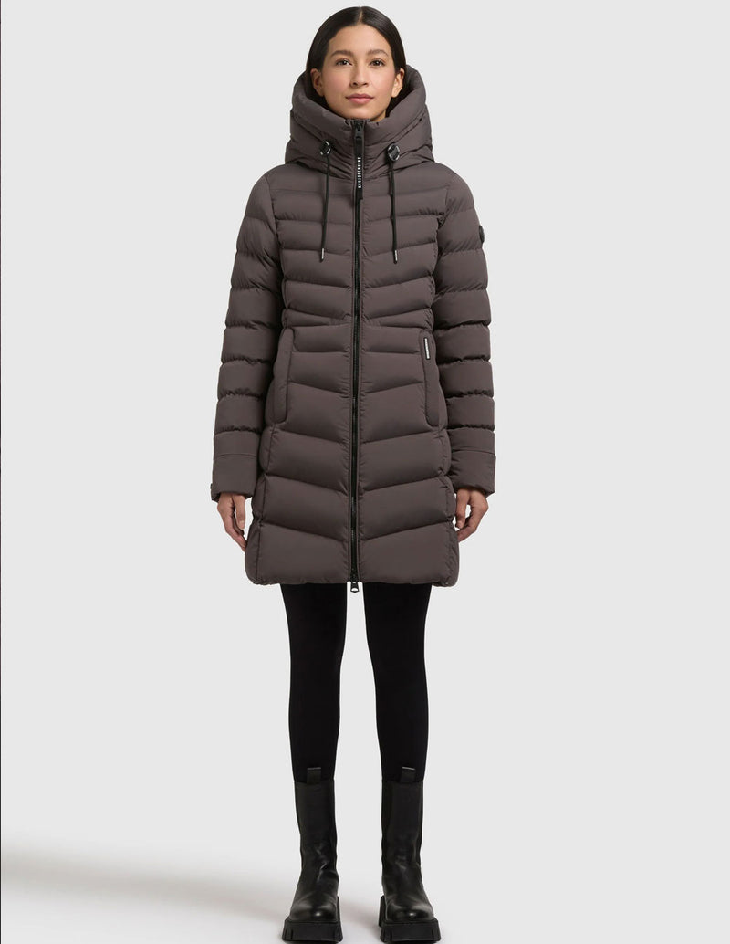 Parka Khujo Tuhani5 Gris Mujer