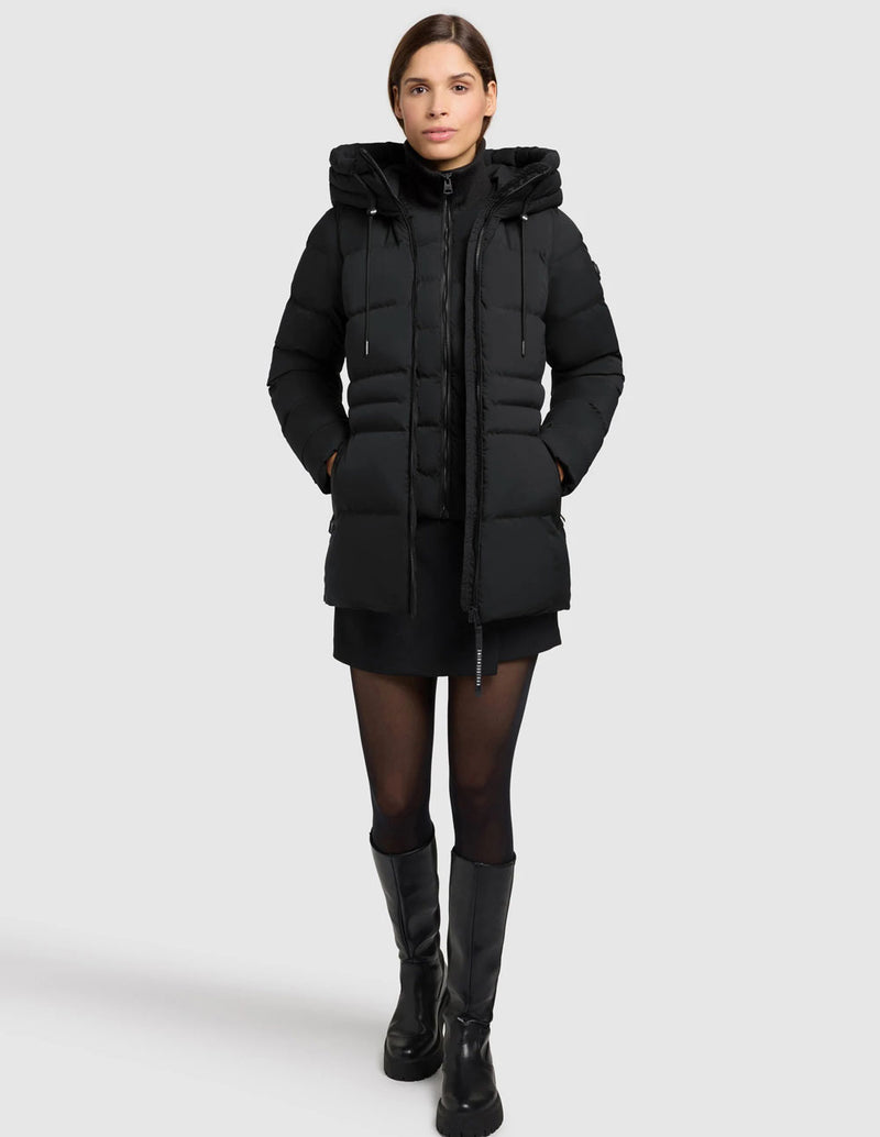Parka Khujo Matla Negra Mujer