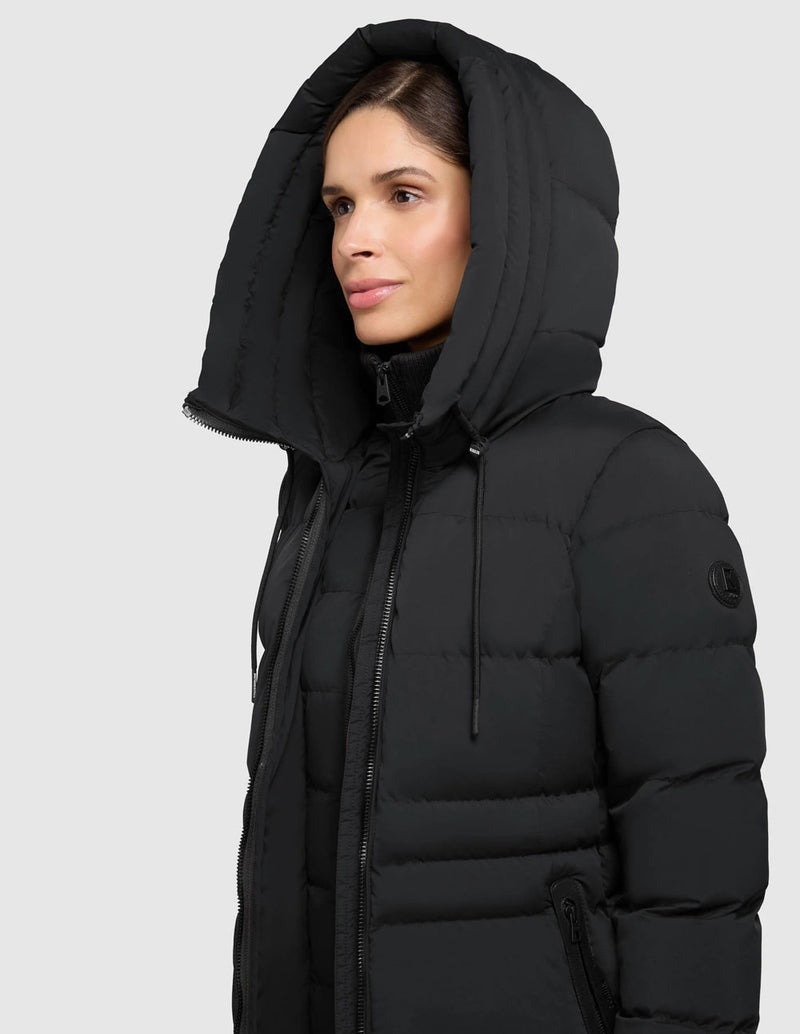 Parka Khujo Matla Negra Mujer