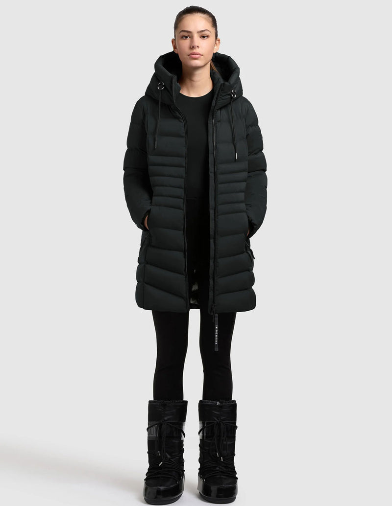 Parka Khujo Lava Negra Mujer