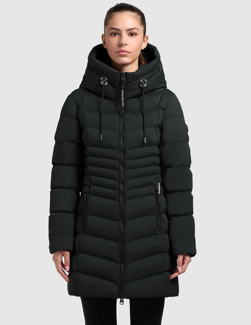 Parka Khujo Lava Negra Mujer