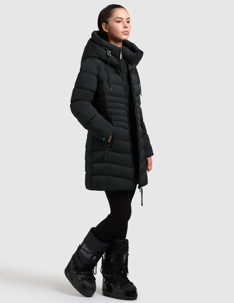 Parka Khujo Lava Negra Mujer