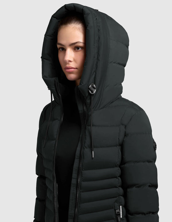 Parka Khujo Lava Negra Mujer