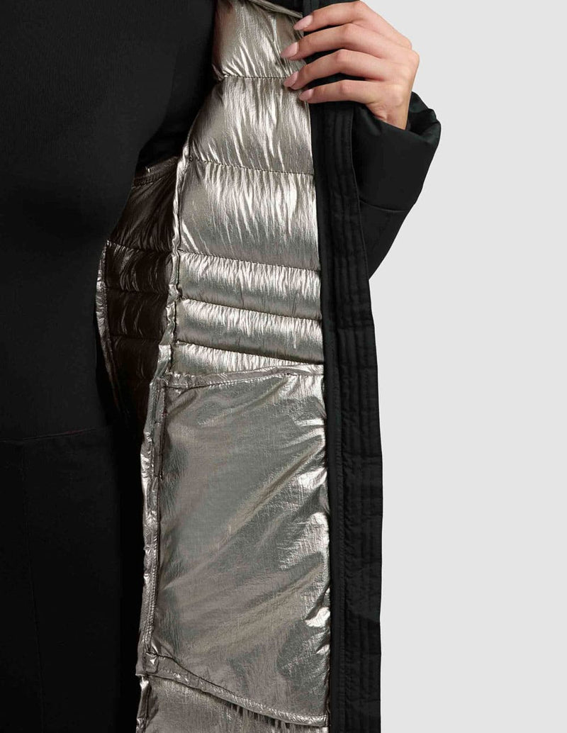 Parka Khujo Lava Negra Mujer