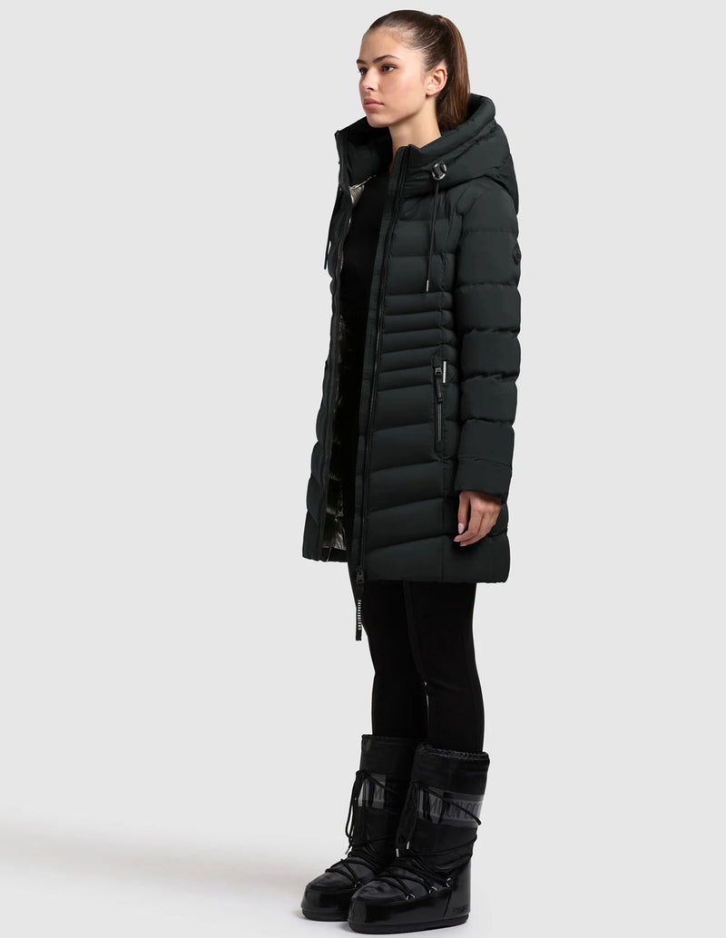 Parka Khujo Lava Negra Mujer