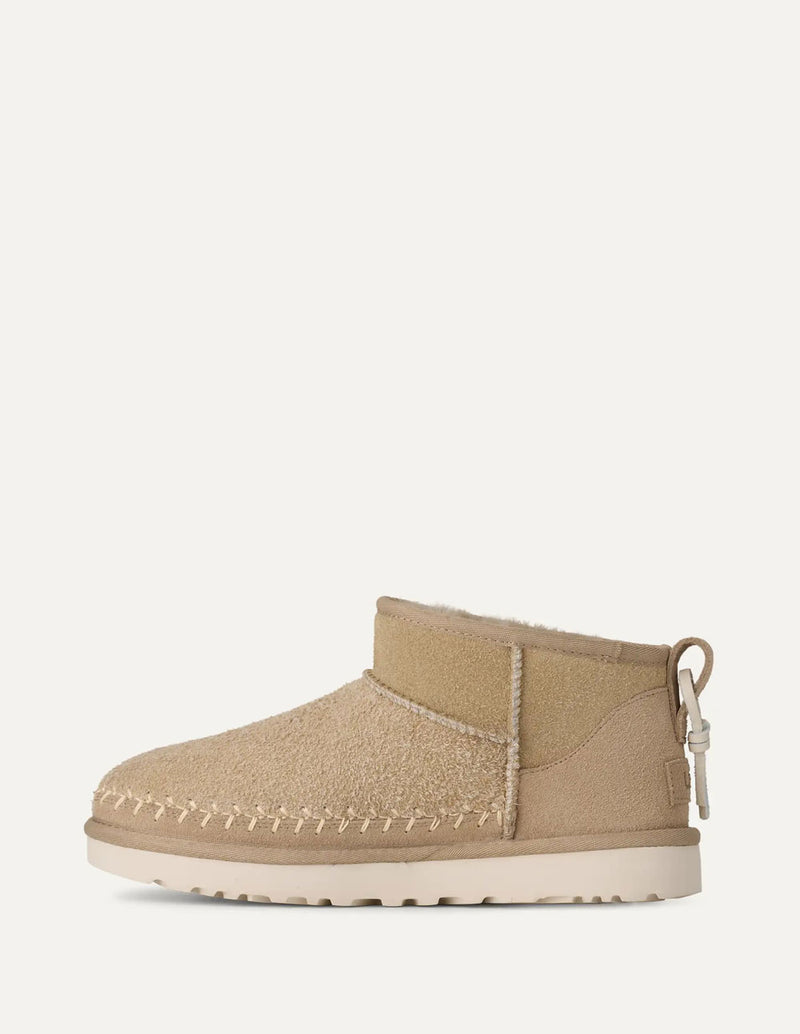 Botas UGG Classic Ultra Mini Biarritz Beiges Mujer