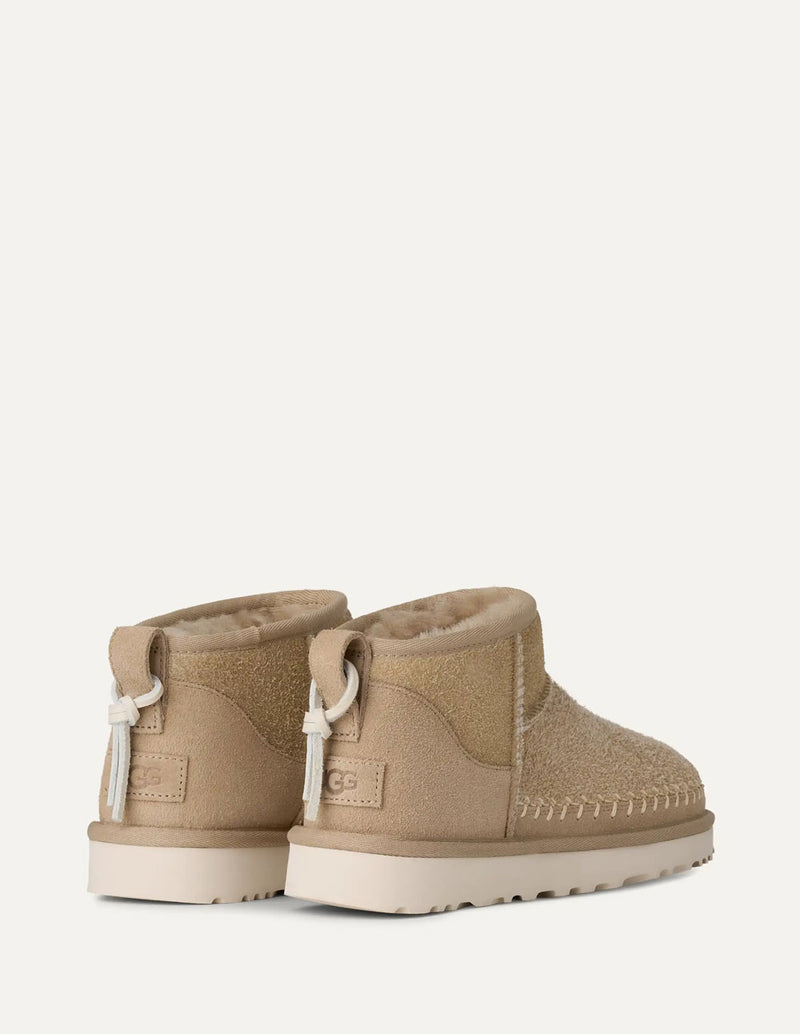 Botas UGG Classic Ultra Mini Biarritz Beiges Mujer