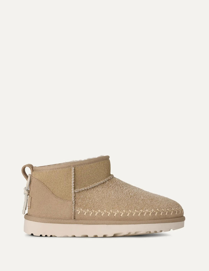 Botas UGG Classic Ultra Mini Biarritz Beiges Mujer