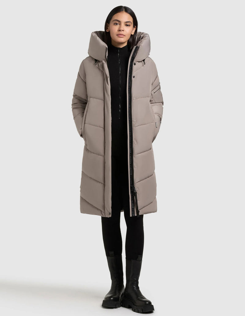 Parka Khujo Jange2 Gris Mujer