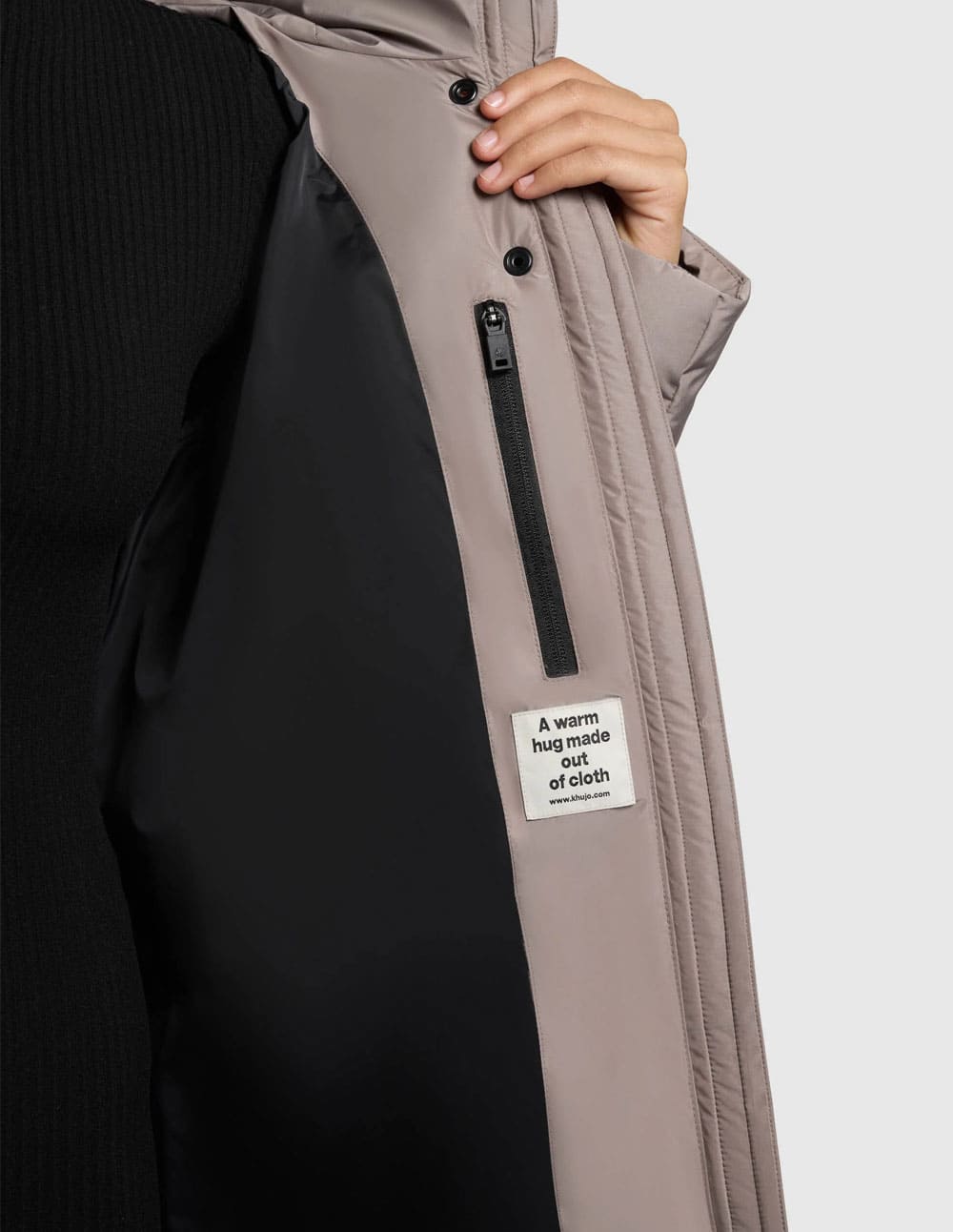 Parka Khujo Jange2 Gris Mujer 1185CO253-123 | Comprar Online en
