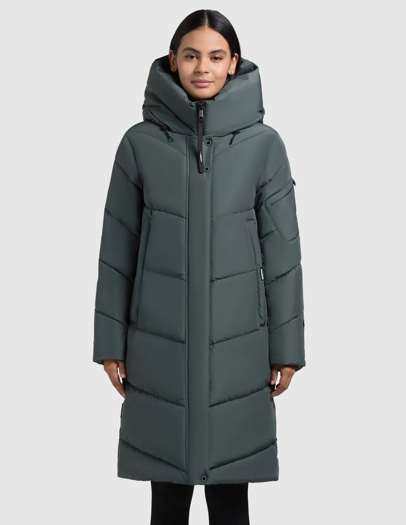 Parka Khujo Jange2 Verde Mujer