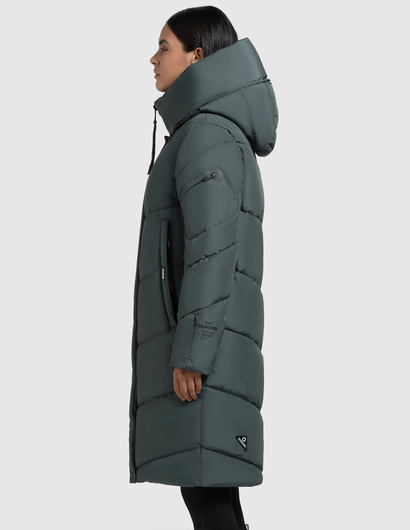 Parka Khujo Jange2 Verde Mujer