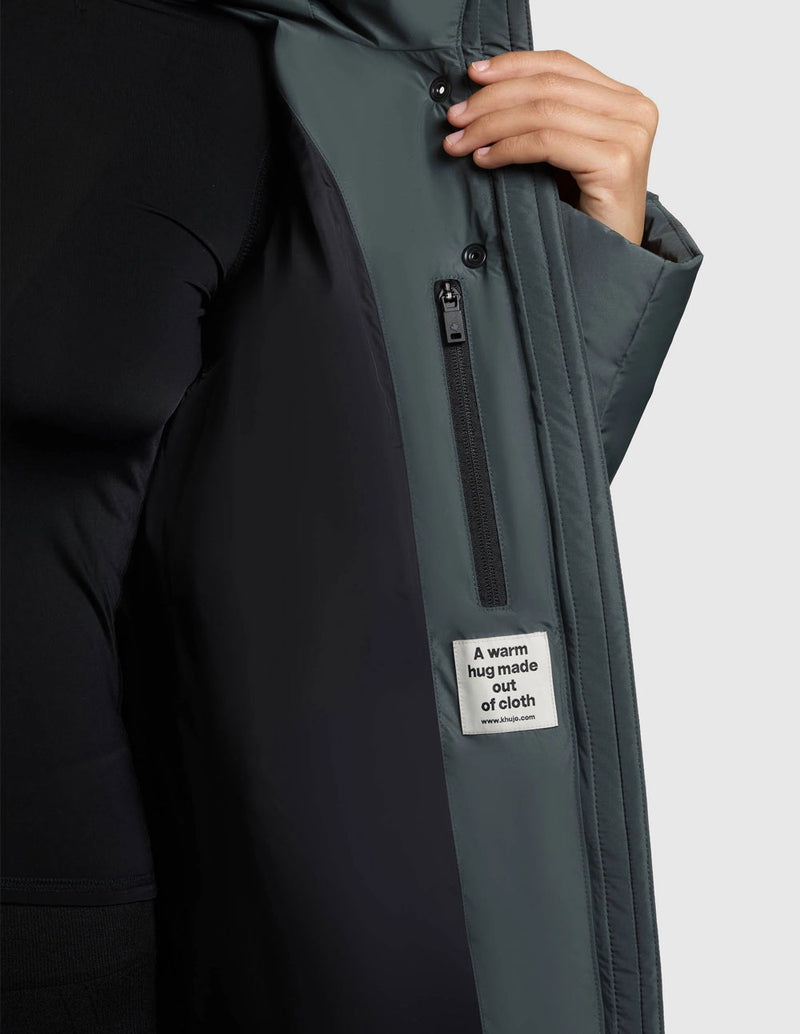 Parka Khujo Jange2 Verde Mujer