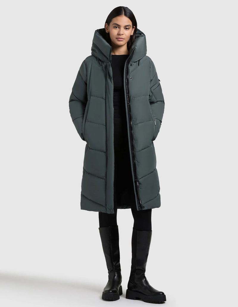 Parka Khujo Jange2 Verde Mujer