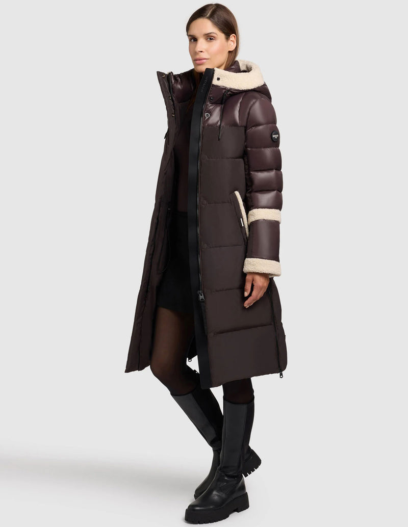 Abrigo Khujo Desna2 Morado Mujer