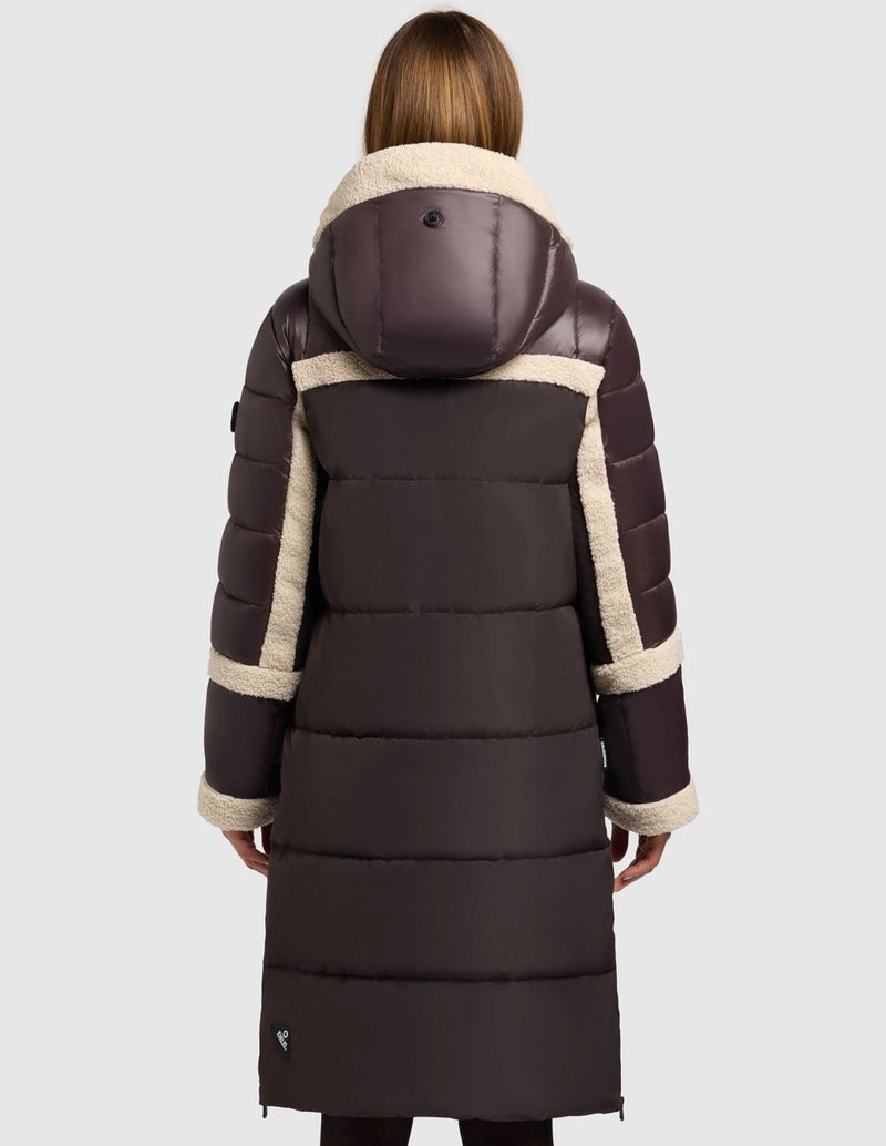 Abrigo Khujo Desna2 Morado Mujer